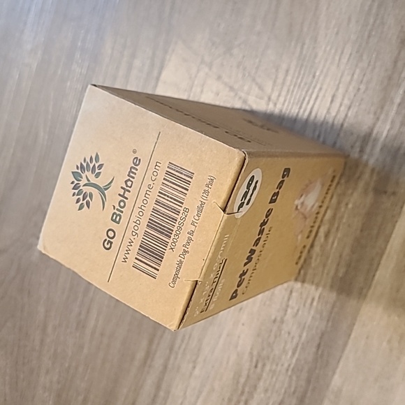 Go BioHome Compostable Dog Poop Bag 120 counts pink - Picture 2 of 7